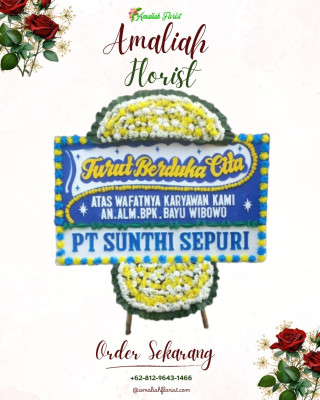 Papan Bunga Duka di Penamping